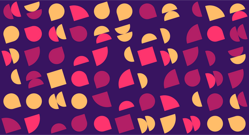 Papier peint formes géométriques Multicolore dynamique