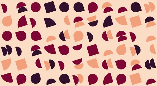 Papier peint géométrique Formes colorées