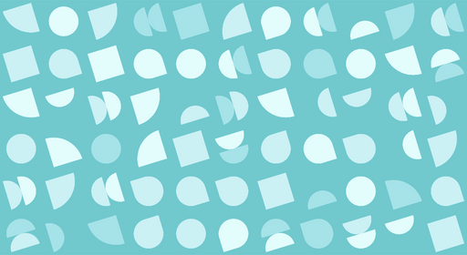 Papier peint géométrique Motif de formes bleues abstraites