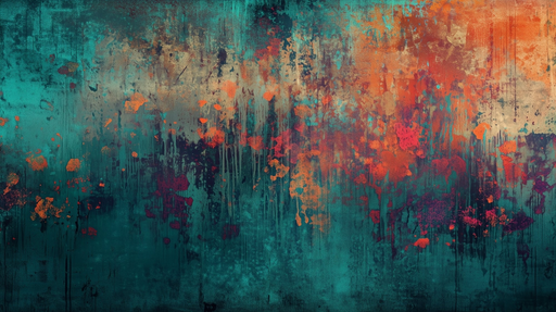 Papier peint abstrait Éclats de couleurs vibrantes