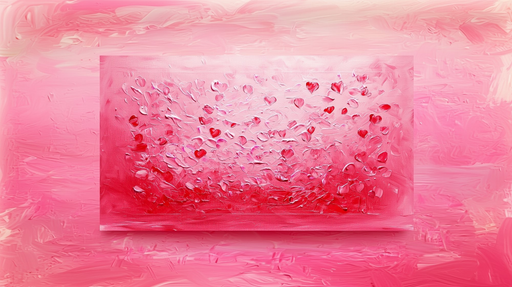 Papier peint coeurs Dégradé de rose et rouge