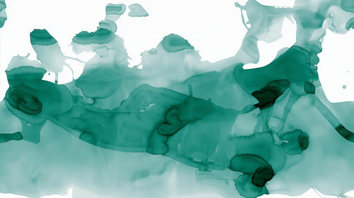 Papier peint abstrait Vert émeraude fluide