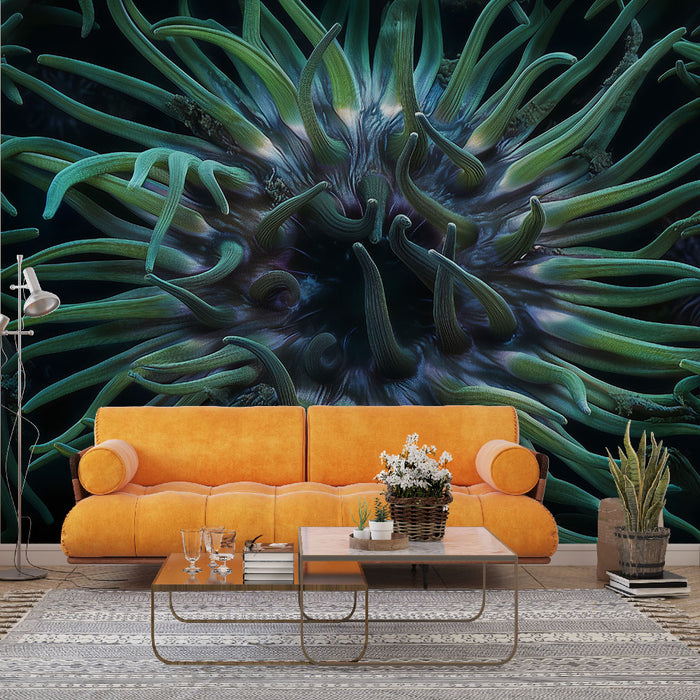 Papier peint anémone | Design marin et captivant