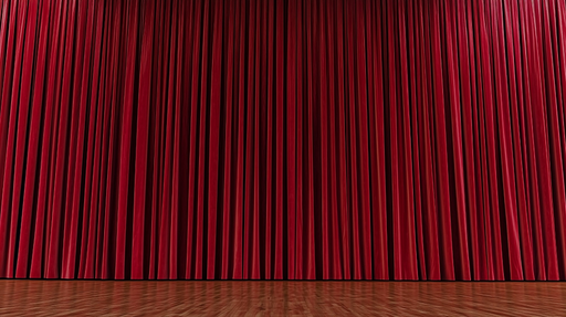 Papier peint rideau rouge Élégance théâtrale pour votre intérieur