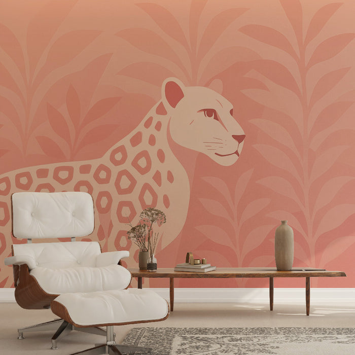 Papier peint léopard | Design épuré et moderne