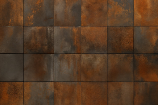 Papier peint effet rouille Ambiance industrielle et chaleureuse