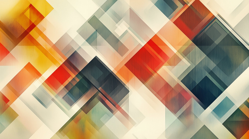 Papier peint géométrique Abstrait et coloré