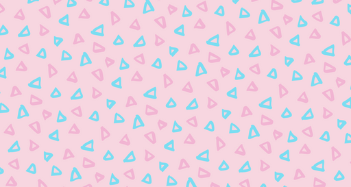 Papier peint triangles Motifs roses et bleus