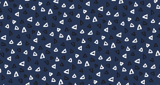 Papier peint géométrique Motifs triangulaires bleus et blancs