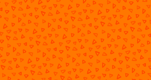Papier peint géométrique Triangle orange vif