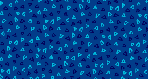 Papier peint graphique Motifs triangulaires bleus