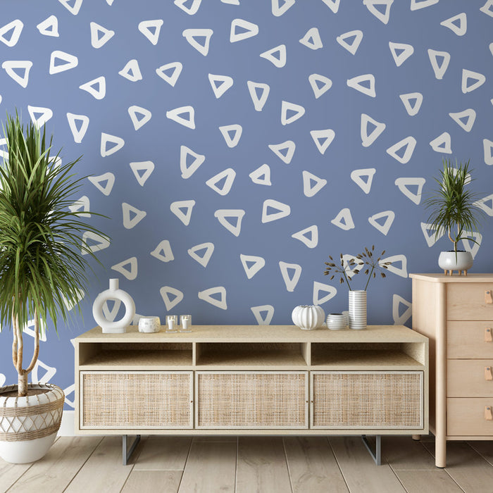 Papier peint motifs triangulaires | Moderne et ludique