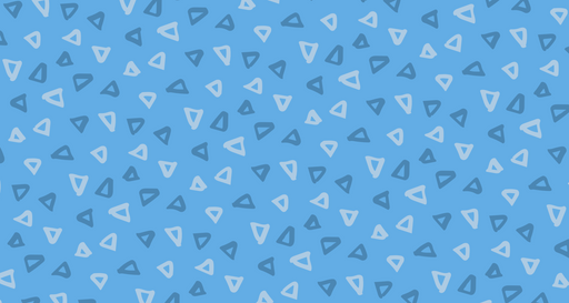 Papier peint géométrique bleu Motifs triangulaires ludiques