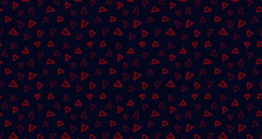 Papier peint géométrique Triangles rouges sur fond sombre