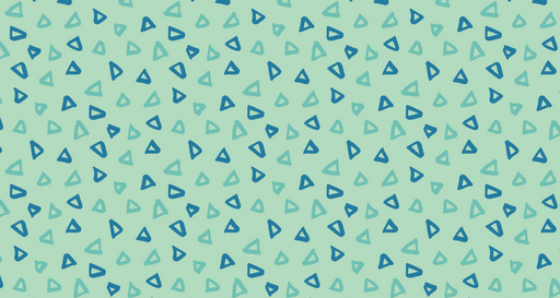 Papier peint triangles abstraits Vert menthe et bleu
