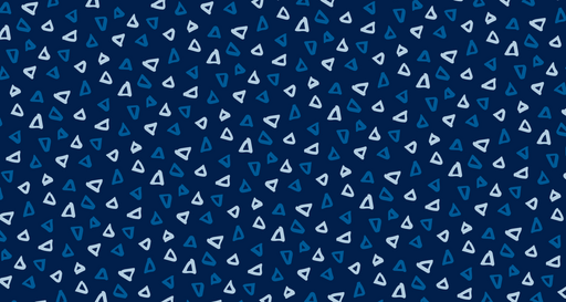 Papier peint géométrique Formes triangulaires bleues