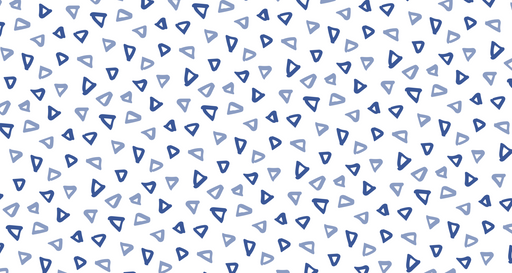 Papier peint triangulaire Design bleu et blanc