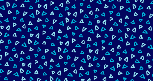Papier peint géométrique Motif triangles bleu foncé
