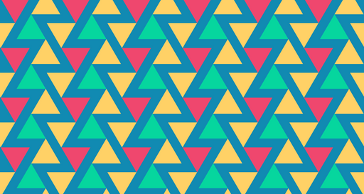 Papier peint géométrique Triangles colorés dynamiques