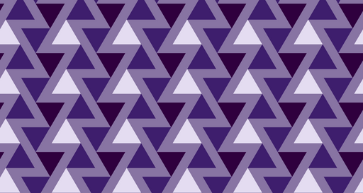 Papier peint géométrique Motif triangles violets