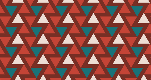 Papier peint géométrique Triangles colorés modernes