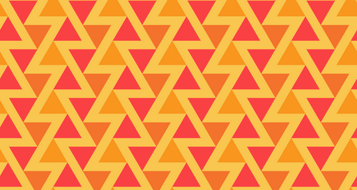 Papier peint géométrique Rayures oranges et rouges