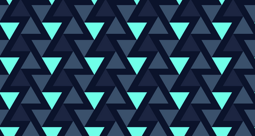 Papier peint géométrique Motifs triangulaires bleus et noirs