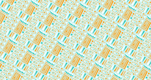 Papier peint géométrique Motif abstrait coloré