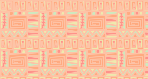 Papier peint géométrique Motifs colorés pastel