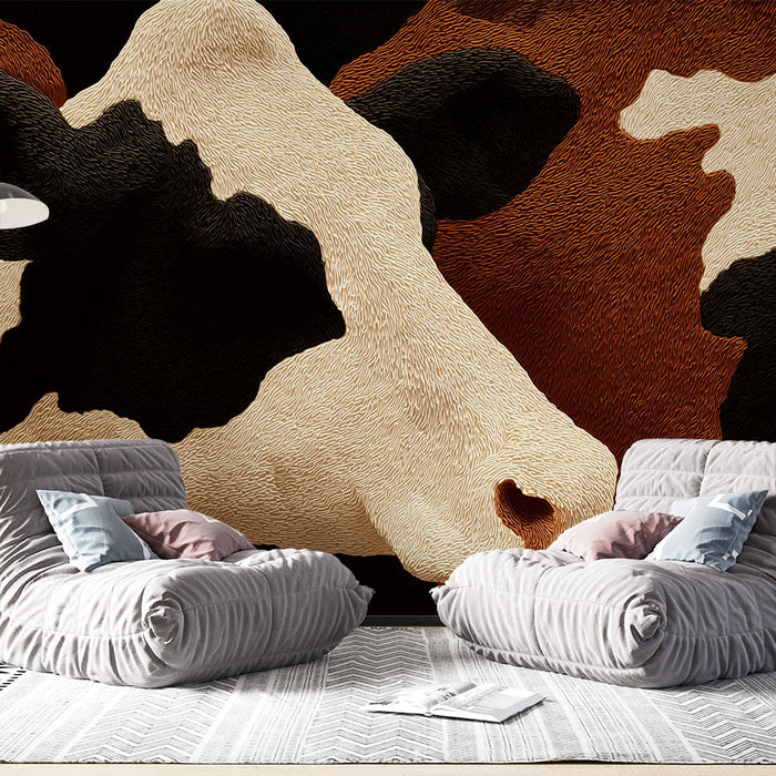 Papier peint Vache | Motif Animalier Audacieux