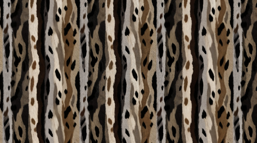 Papier peint fourrure animale Design exotique et sauvage