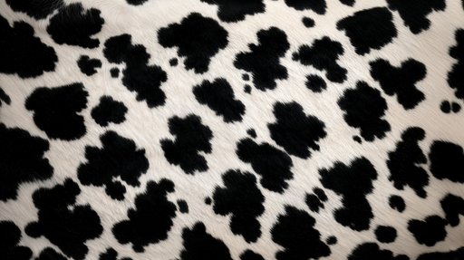 Papier peint motif vache Design moderne en noir et blanc