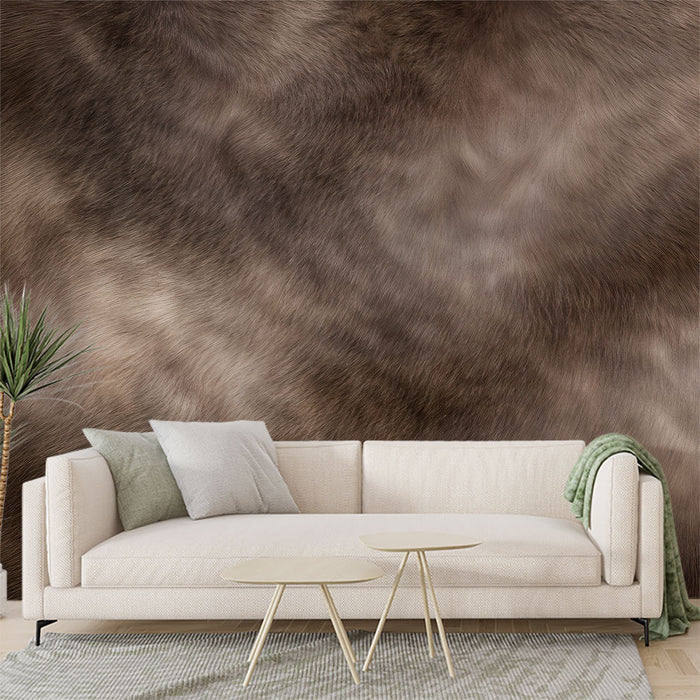 Papier peint effet fourrure | Douceur et chaleur naturelle