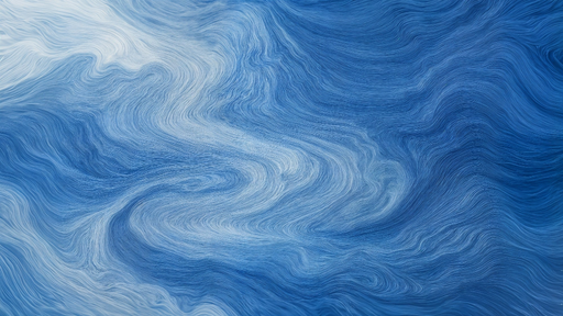 Papier peint ondulations bleues Design fluide et apaisant