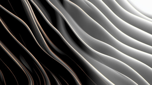 Papier peint ondulations Effet de vagues contemporaines