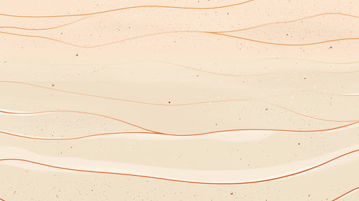 Papier peint ondulé Beige et Cuivre