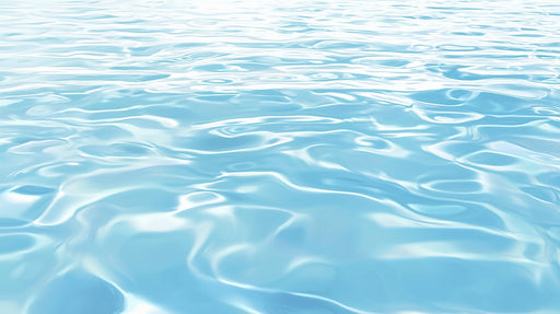 Papier peint aquatique Vagues translucides bleues