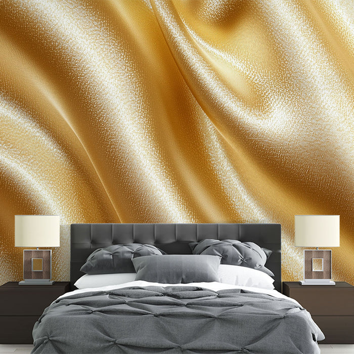 Papier peint satin doré | Élégance et Luxe