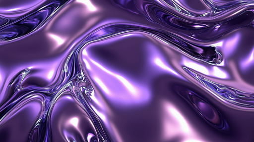 Papier peint métallique violet Effet Fluide et Luxueux