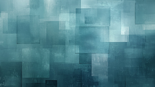 Papier peint géométrique Tons de bleu moderne