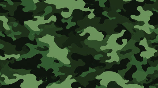 Papier peint camouflage Motif militaire vert