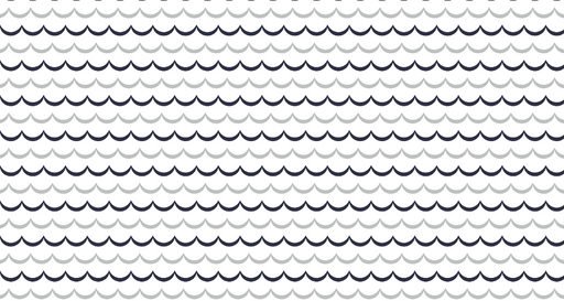 Papier peint vagues Motif ondulé noir et blanc