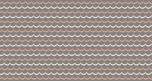 Papier peint motif vagues Taupe et rose
