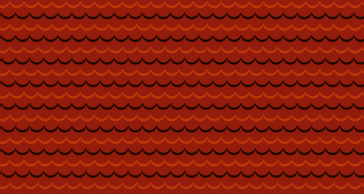 Papier peint motif écailles Rouge et noir