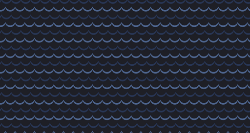 Papier peint vagues marines Bleu nuit ondulant