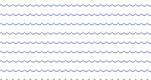 Papier peint vagues Motif marin bleu et blanc