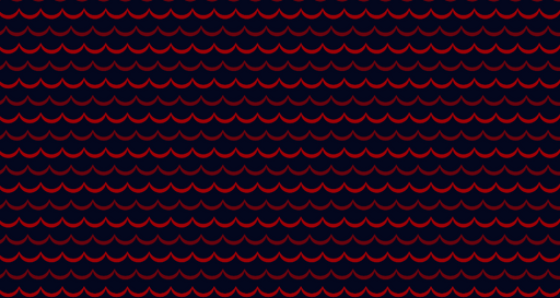 Papier peint vagues Design rouge et noir
