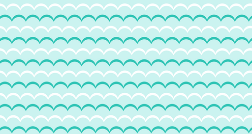 Papier peint motif vagues Bleu et Blanc