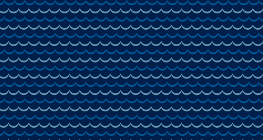 Papier peint vagues Design marin bleu