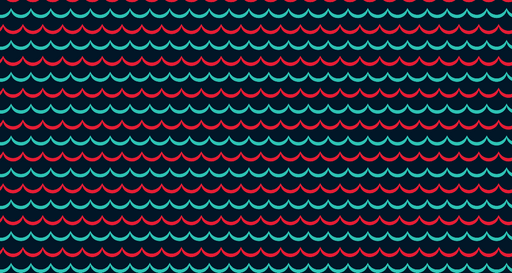 Papier peint vague Motif scandinave coloré